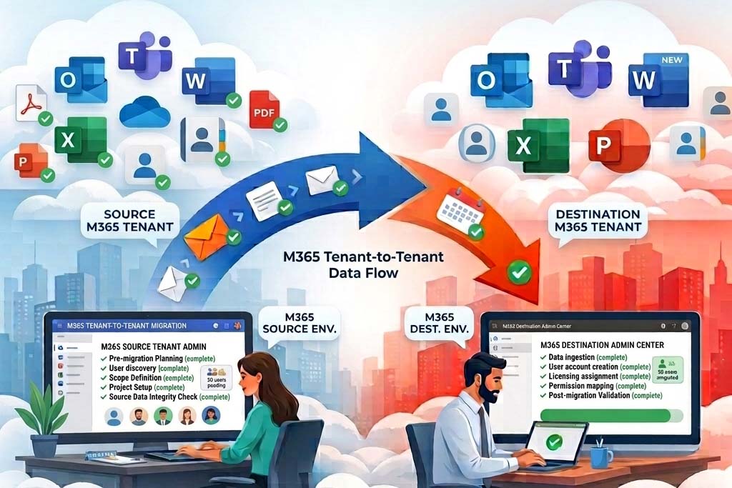 Microsoft 365 tenant to tenant migration